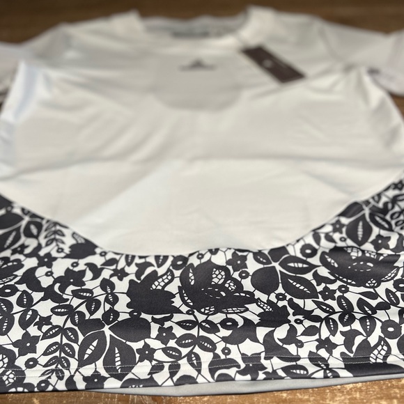 Stella McCartney- Adidas Barricade Australian Tee Activewear Cut Out on Back - Picture 7 of 11